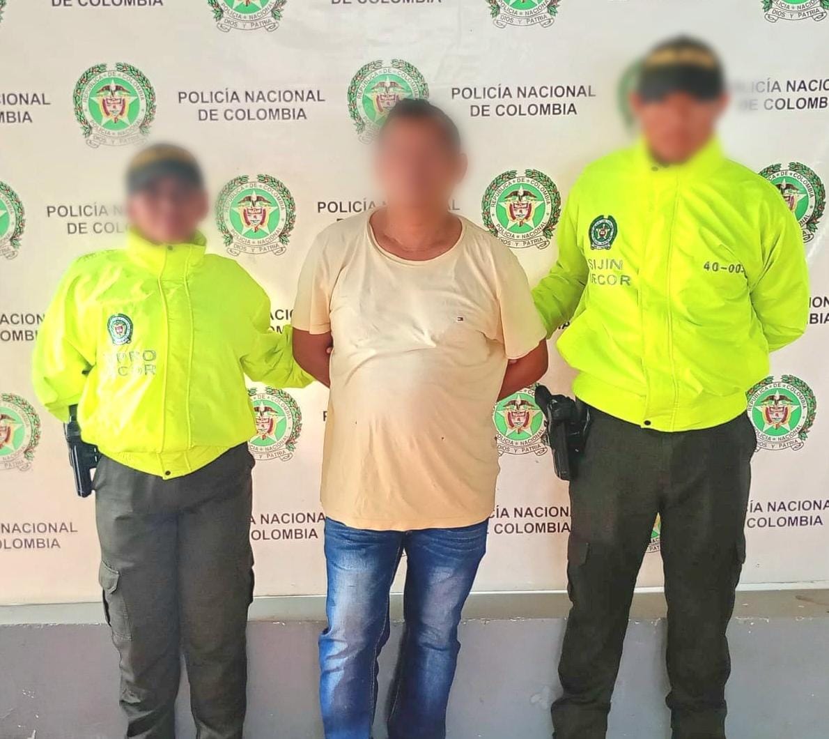 Capturan a artesano por presuntamente abusar sexualmente de una menor en Tuchín, Córdoba. Foto: Policía.
