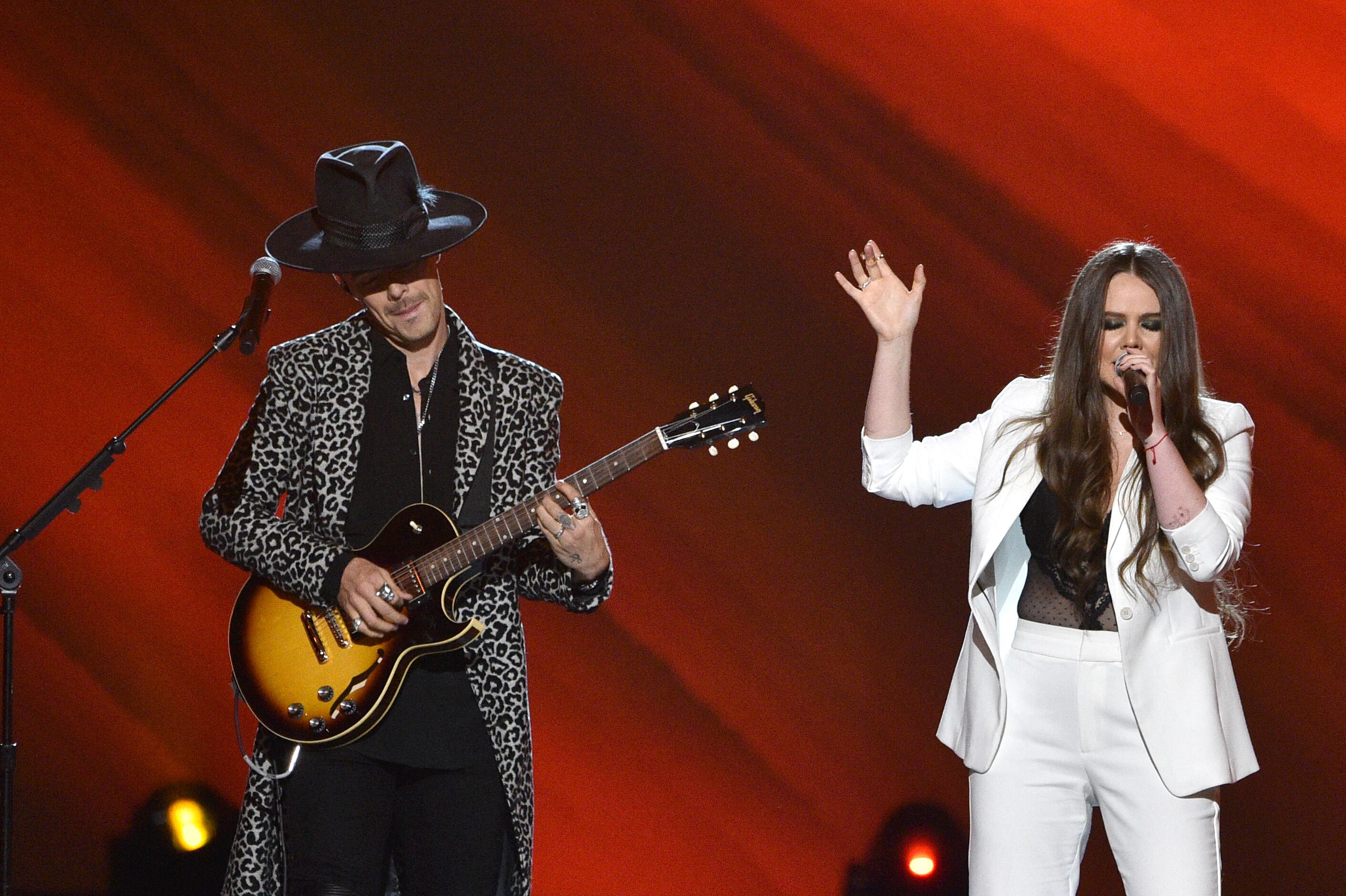 Jesse y Joy, músicos. Foto: David Becker/Getty Images for LARAS