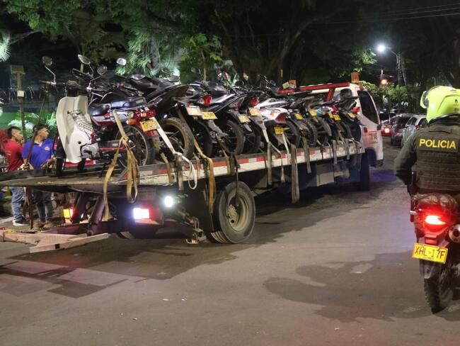 Operativos de seguridad en Cali. Foto: Policía de Cali.