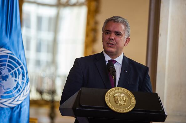Iván Duque. Foto: Getty