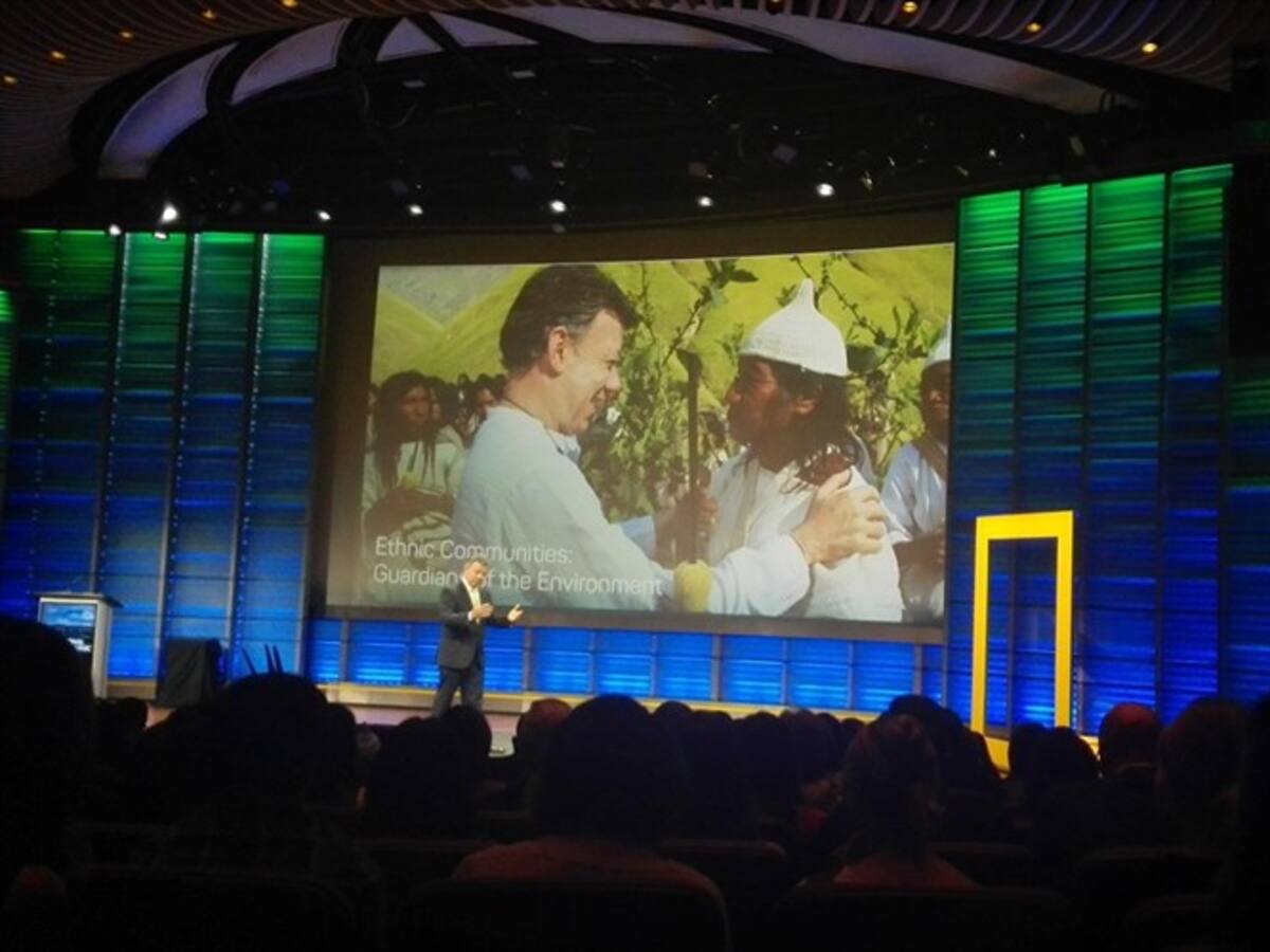 Santos fue galardonado por la National Geographic Society