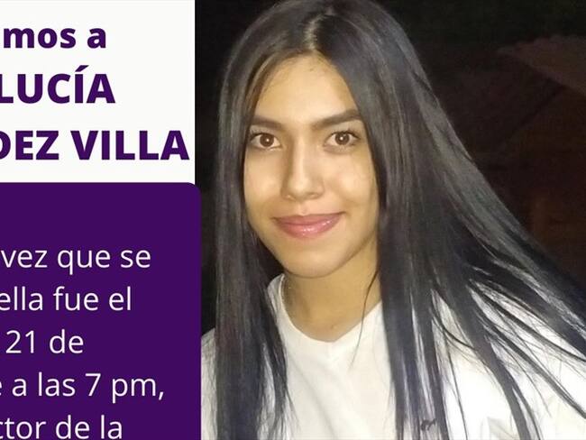 Ana Lucía Fernández, desapareció desde el 21 de septiembre. Foto: Cortesía