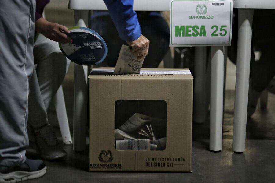 Imagen de referencia de votaciones. Foto: Colprensa.