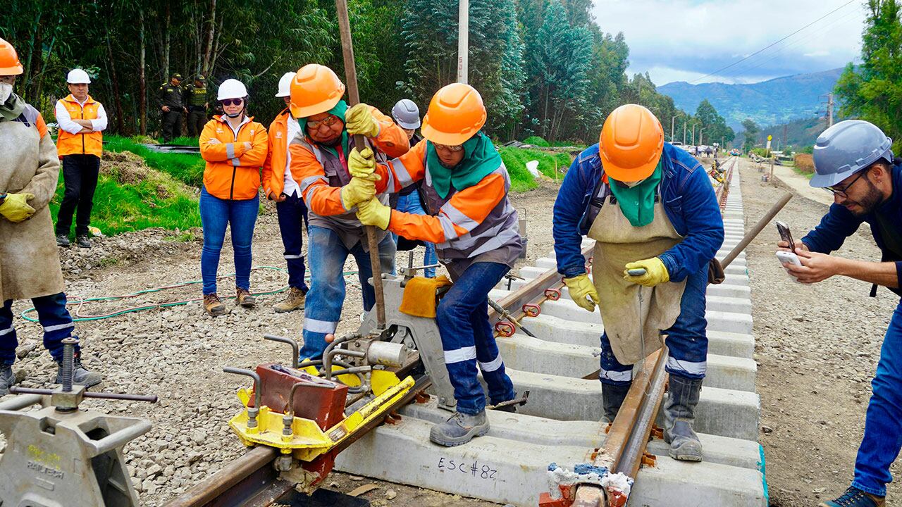 Uno de los corredores férreos más importantes en la reactivación del sistema ferroviario de Colombia es el de Paipa-Belencito / Foto: Mintransporte.