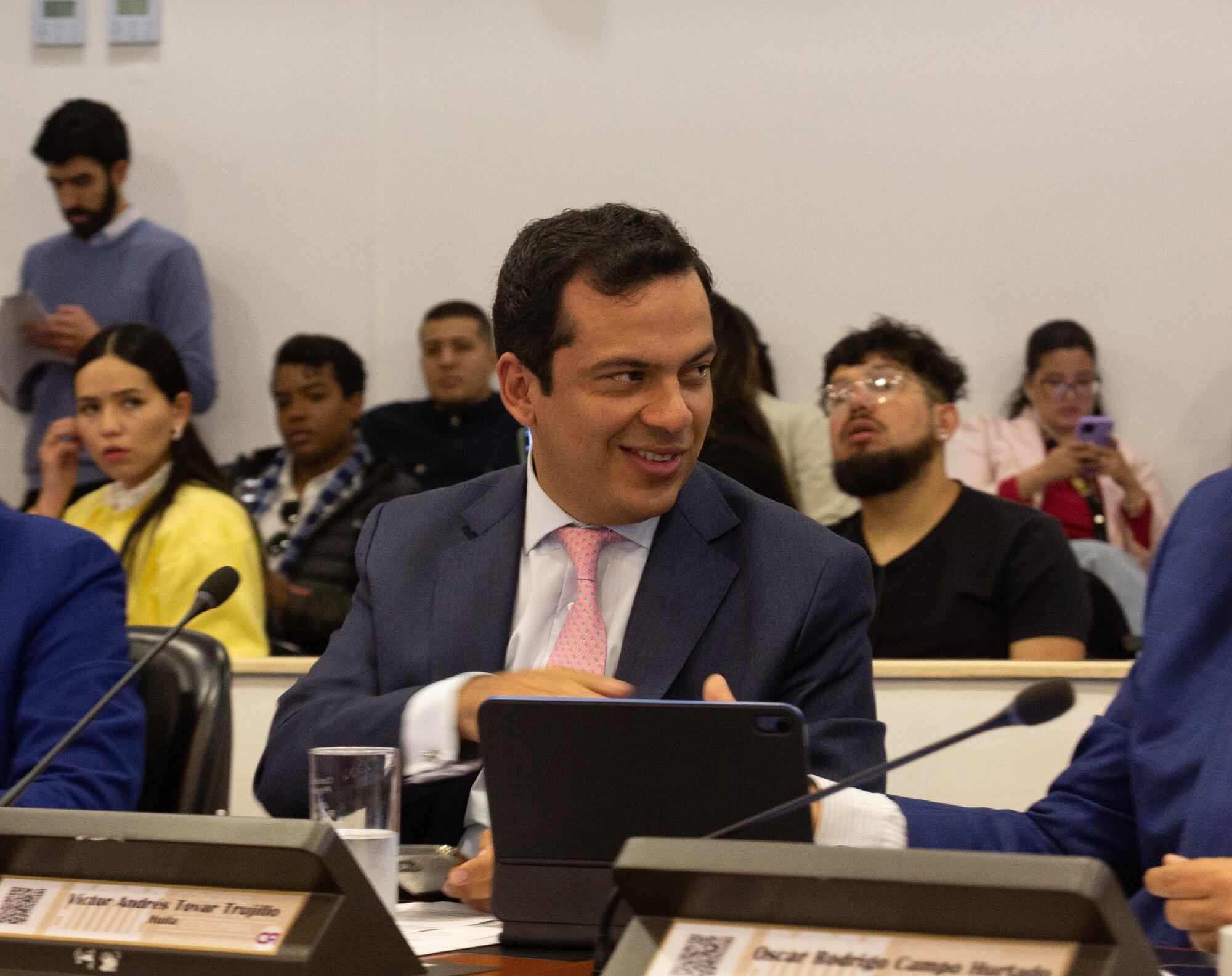 Víctor Andrés Tovar Trujillo, representante a la Cámara por el departamento del Huila. Foto: Twitter Víctor Andrés Tovar Trujillo.