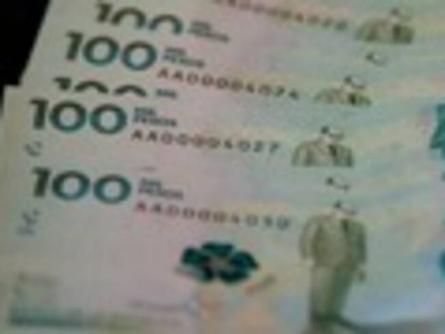 Nuevo billete de $100.000. Foto: Colprensa.