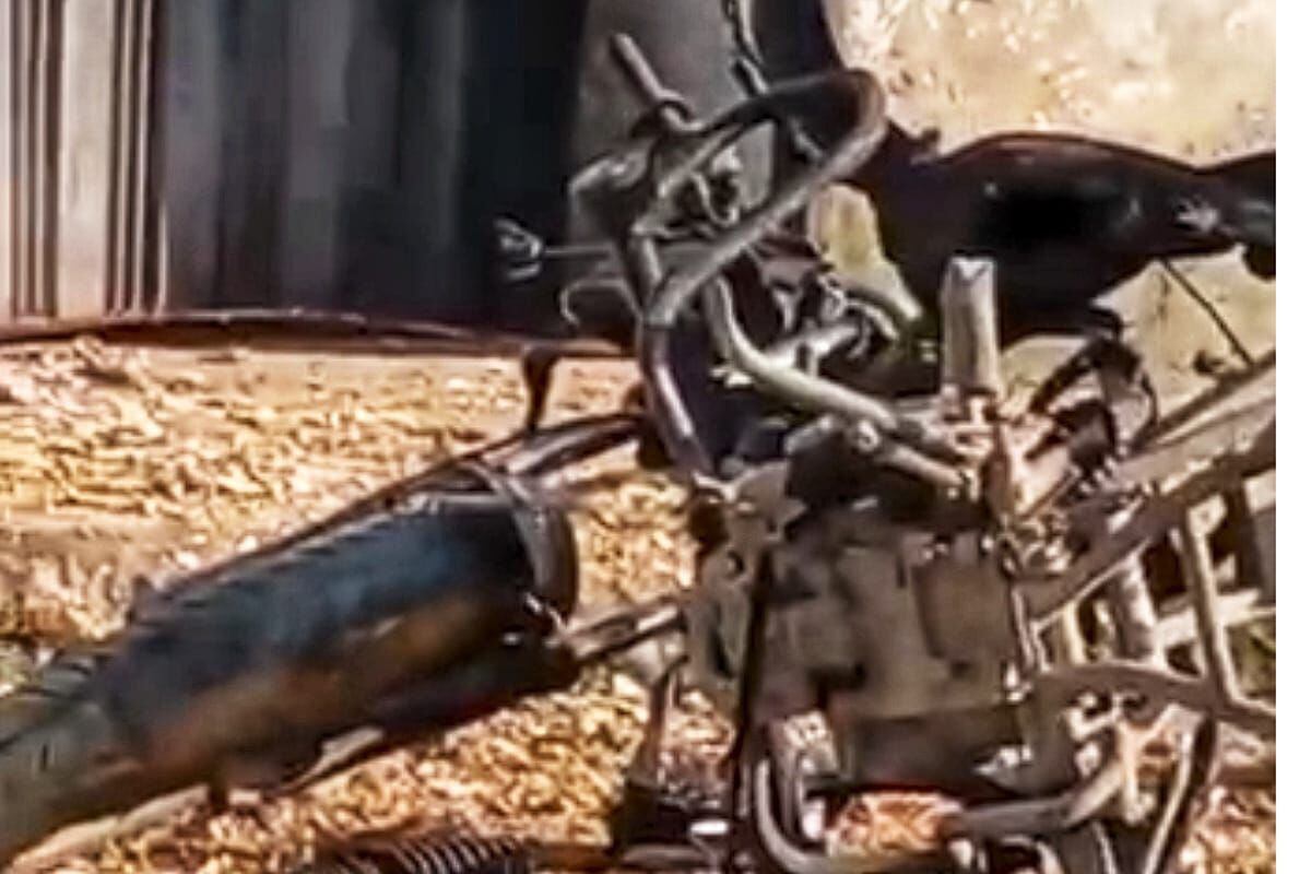 La carga se detonó a pocos metros de la subestación de Policía. Crédito: Cortesía. 