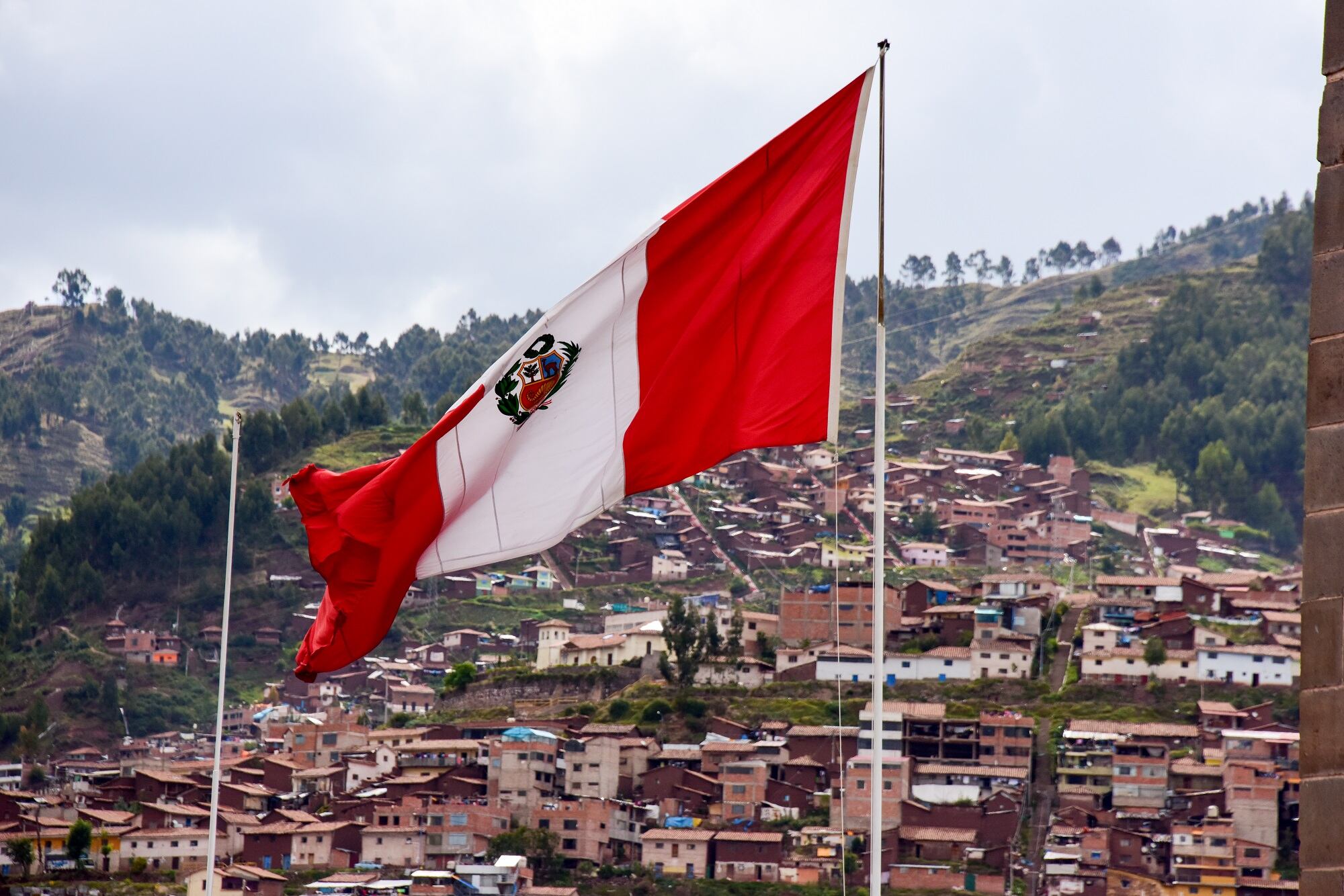 Bandera de Perú. Foto: Getty Images