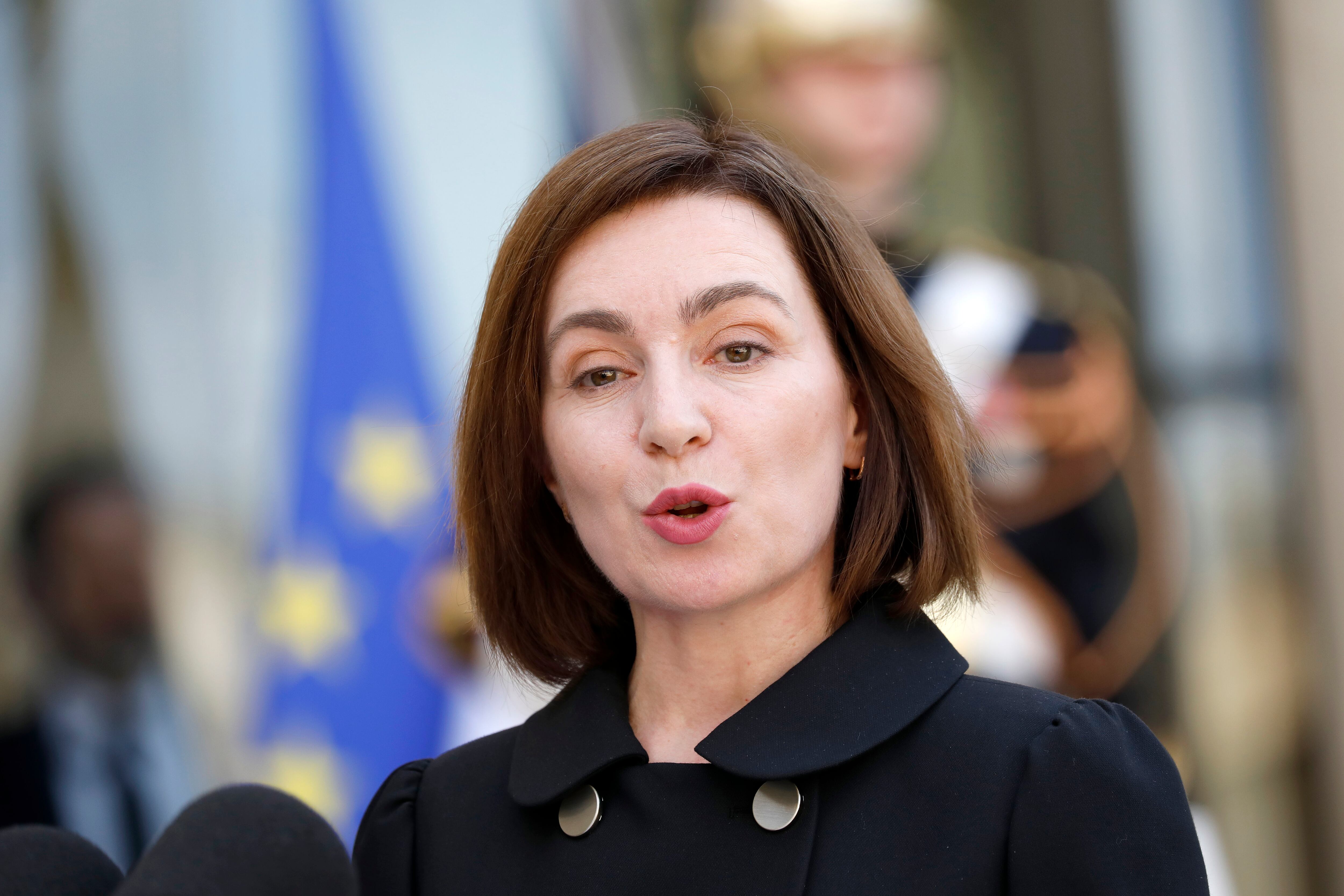 Maia Sandu, presidenta de Moldavia. (Photos by Antoine Gyori/ Corbis via Getty images)