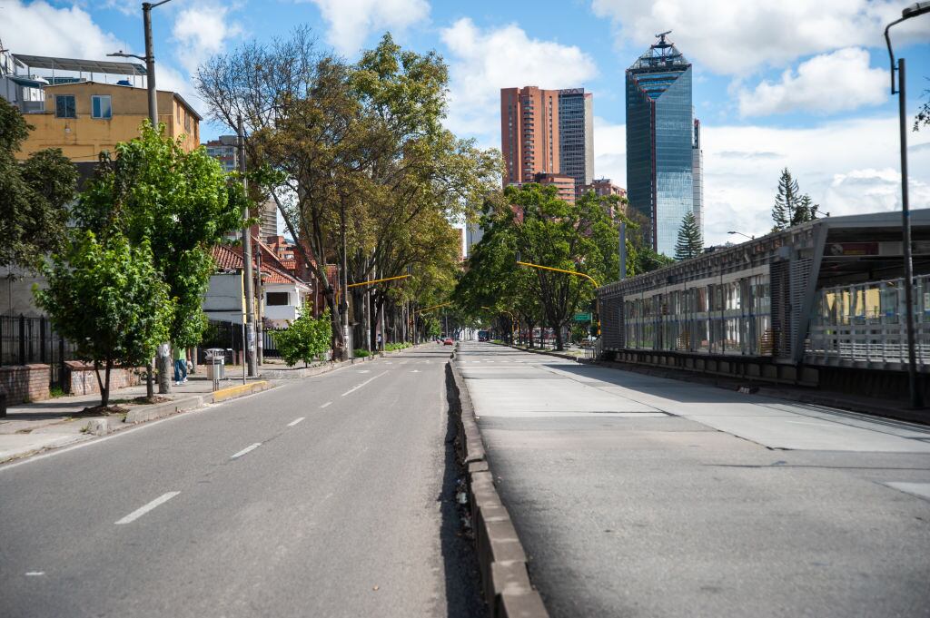 Avenida Carcas de Boogtá. (Photo by Sebastian Barros/NurPhoto via Getty Images)