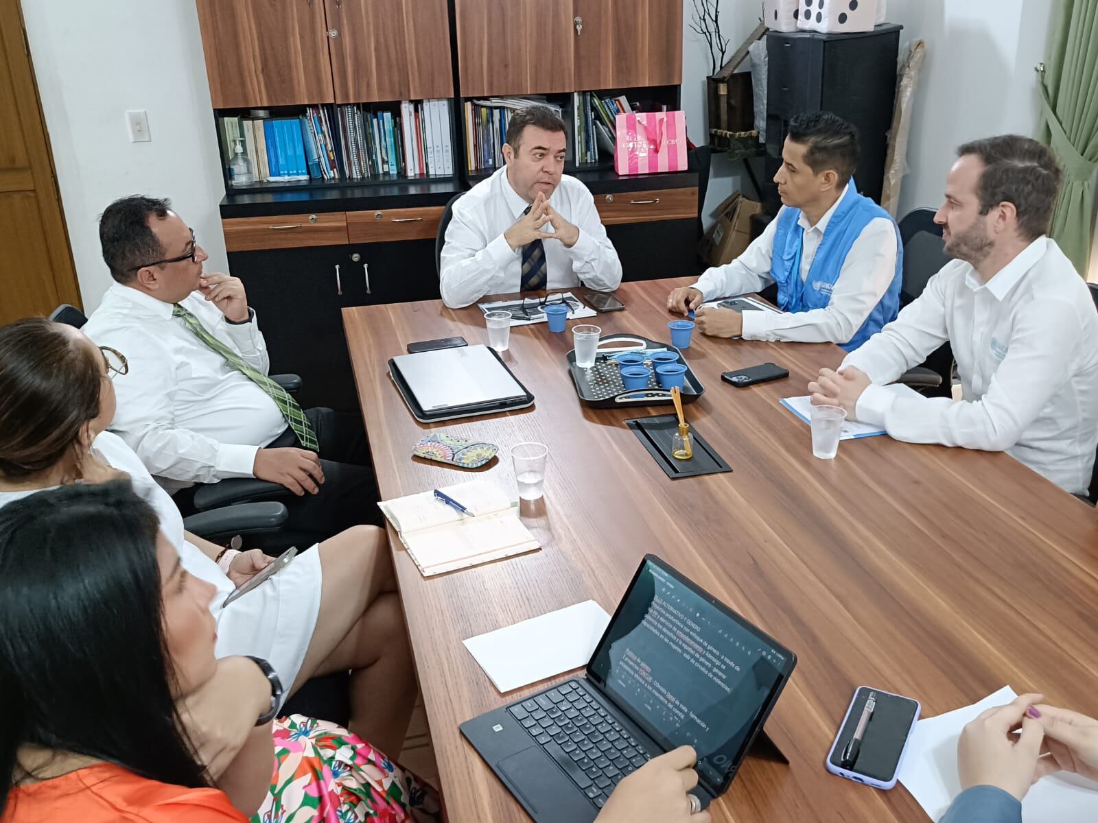 Acuerdo de voluntades entre ONU y gobernación de Norte de Santander. / Foto: Gobernación de Norte de Santander.