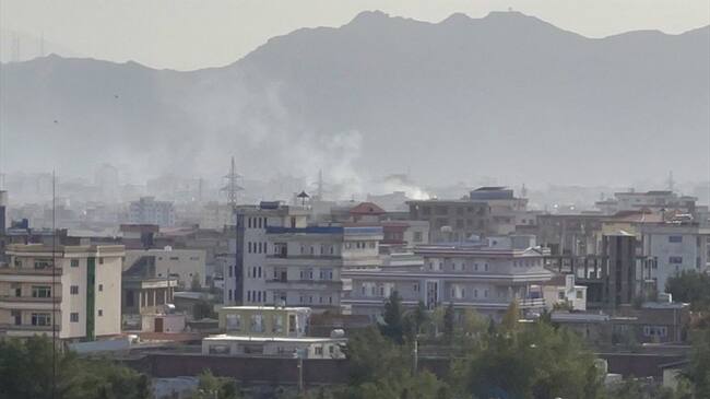 El Comando Central de EE.UU. explicó que el vehículo transportaba "una cantidad sustancial" de material explosivo.. Foto: Haroon Sabawoon/Anadolu Agency via Getty Images