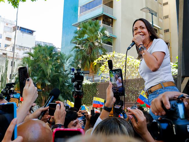 Maria Corina Machado de Vente Venezuela FOTO: Javier Campos/Getty Images