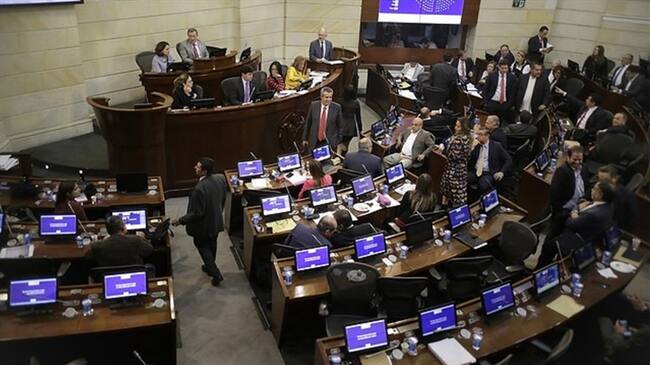 Comisiones económicas conjuntas del Congreso aprobaron en primer debate presupuesto de 2020 . Foto: Colprensa