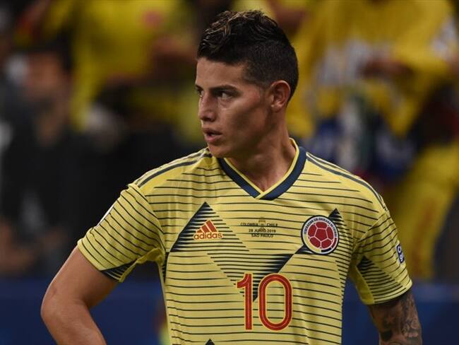 James Rodríguez, futbolista del Everton, se quedó por fuera de la Selección Colombia convocada por Reinaldo Rueda. Foto: Getty Images/ Kaz Photography