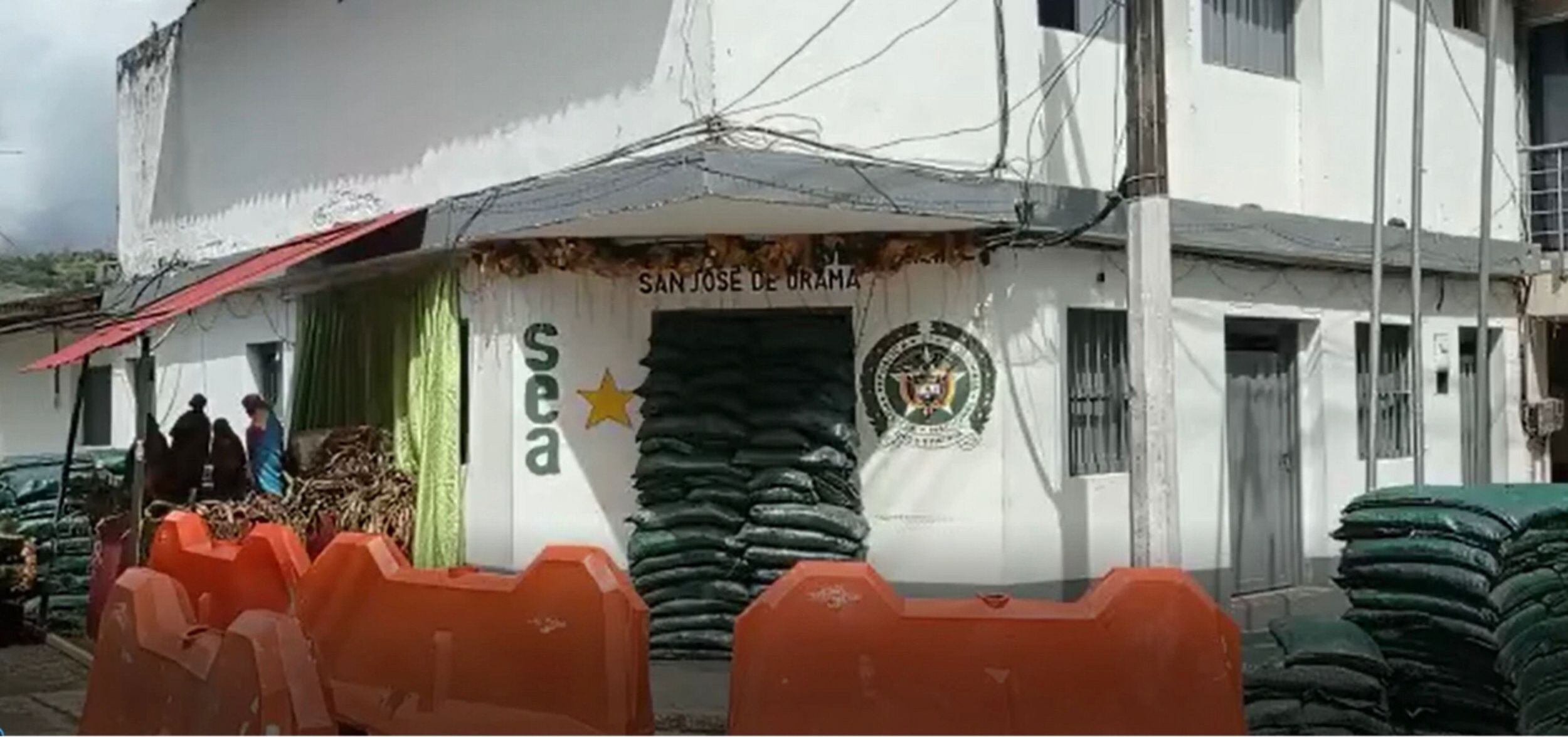 Abandono de subestación de Policía en Dabeiba, Antioquia, preocupa a los habitantes. Foto: Alcaldía de Dabeiba