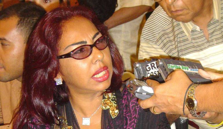 Enilce López, conocida por su apodo como "la gata". Foto: Colprensa