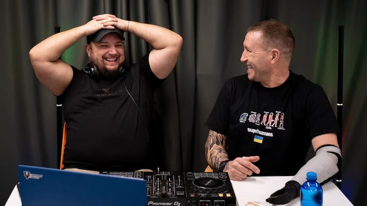 Enter DJ, el programa de musicoterapia que ayuda a soldados ucranianos, víctimas de la guerra