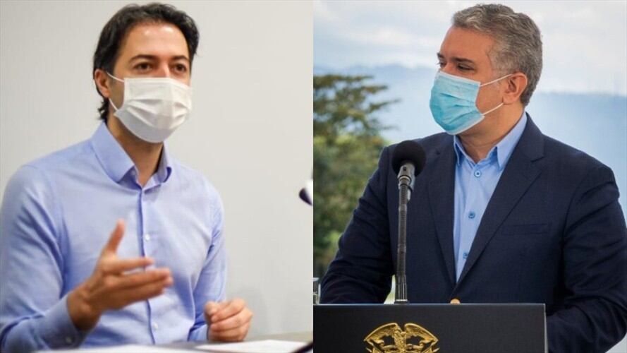 Quintero aseguró que el incidente fue un “lapsus” y el presidente Duque se lo tomó a modo de broma. Foto: Colprensa