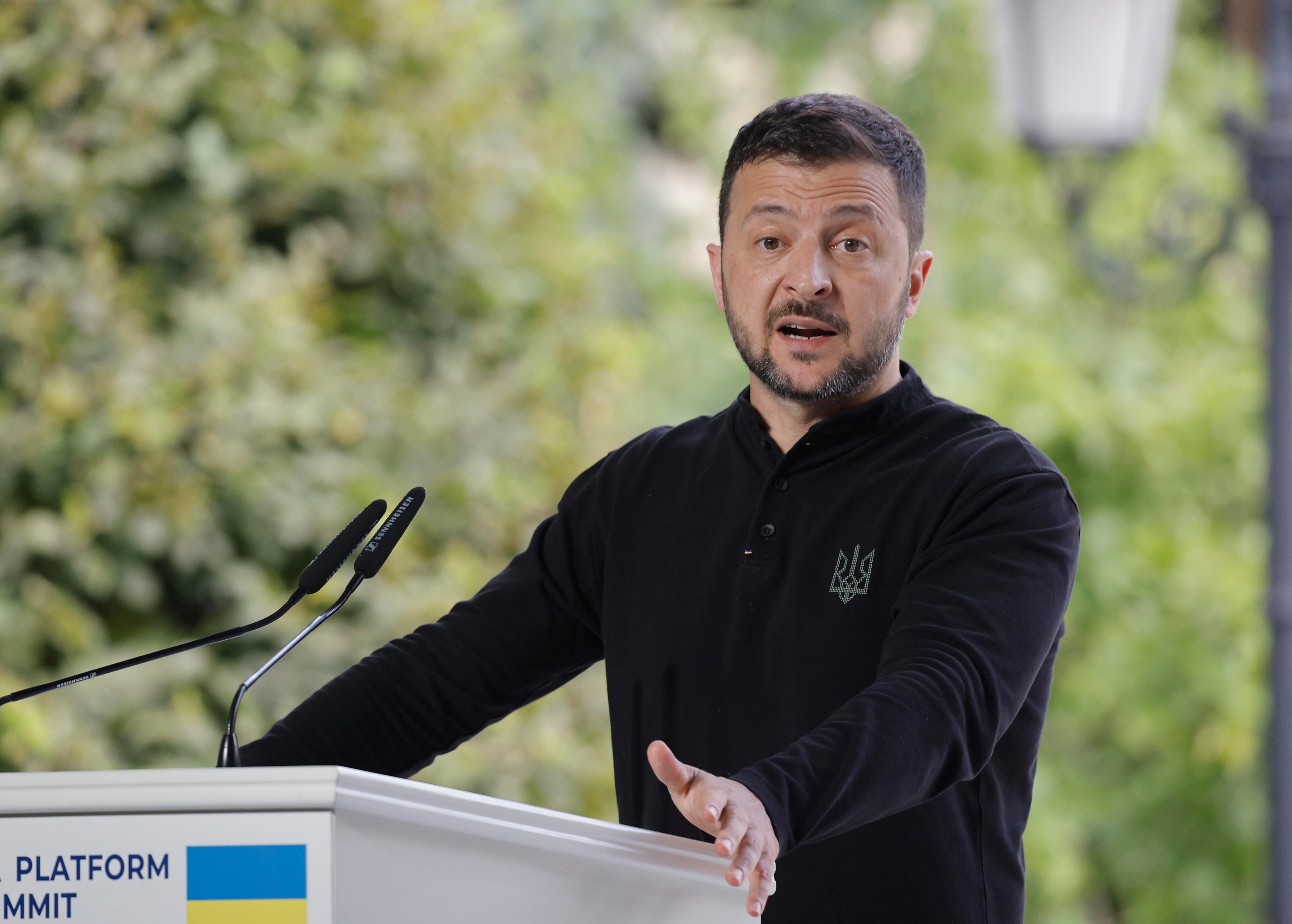 Volodimir Zelensky. I Foto: EFE/EPA/SERGEY DOLZHENKO.