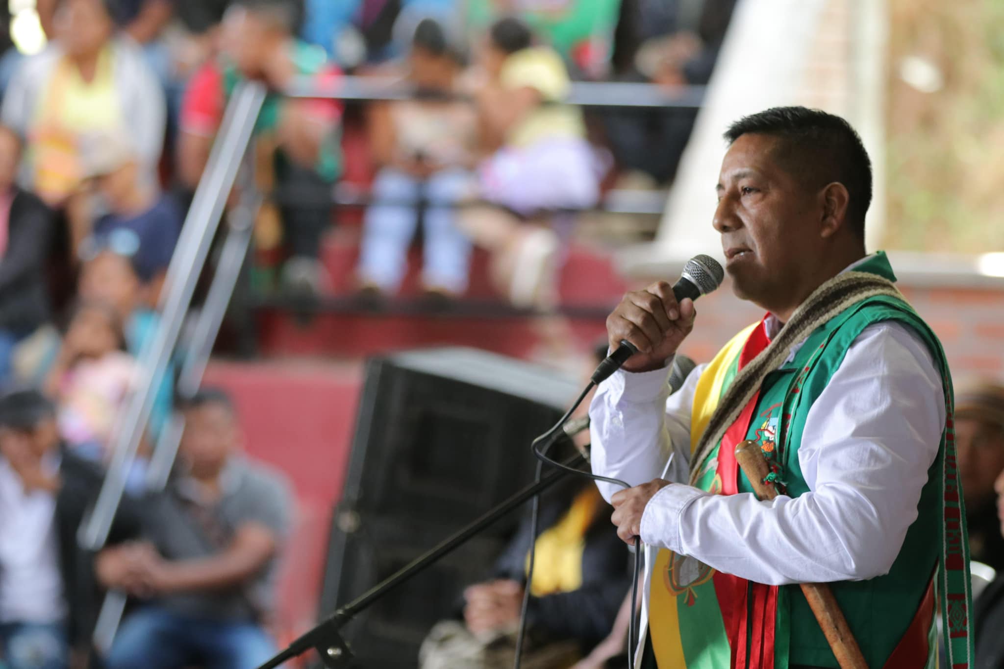 Gelmis Chate Rivera. Crédito: Gobernación del Cauca.