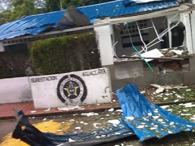 Hostigan subestación de Policía en zona rural de Cúcuta- Cortesía