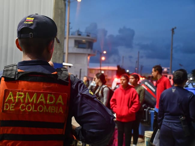 Armada con migrantes en San Andrés | Foto: Colprensa