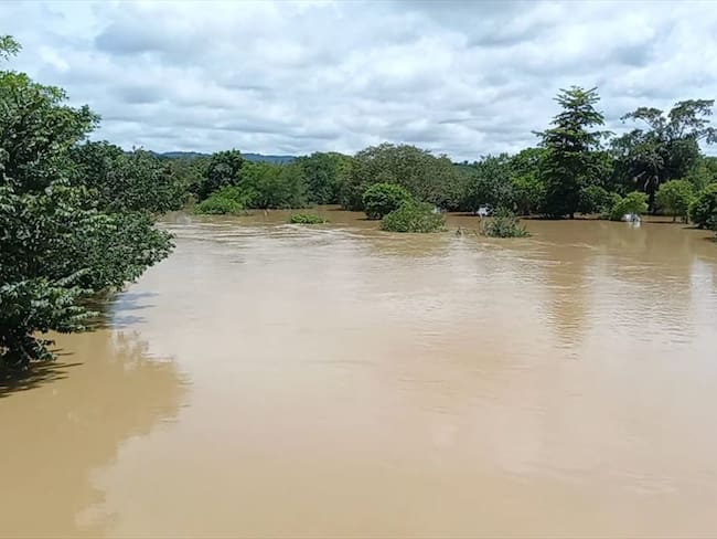 Alerta en cinco municipios de Córdoba ante posibles desbordamientos de ríos. Foto: cortesía (referencia río San Pedro).