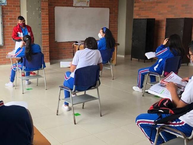 clases presenciales. Foto:suministrada.