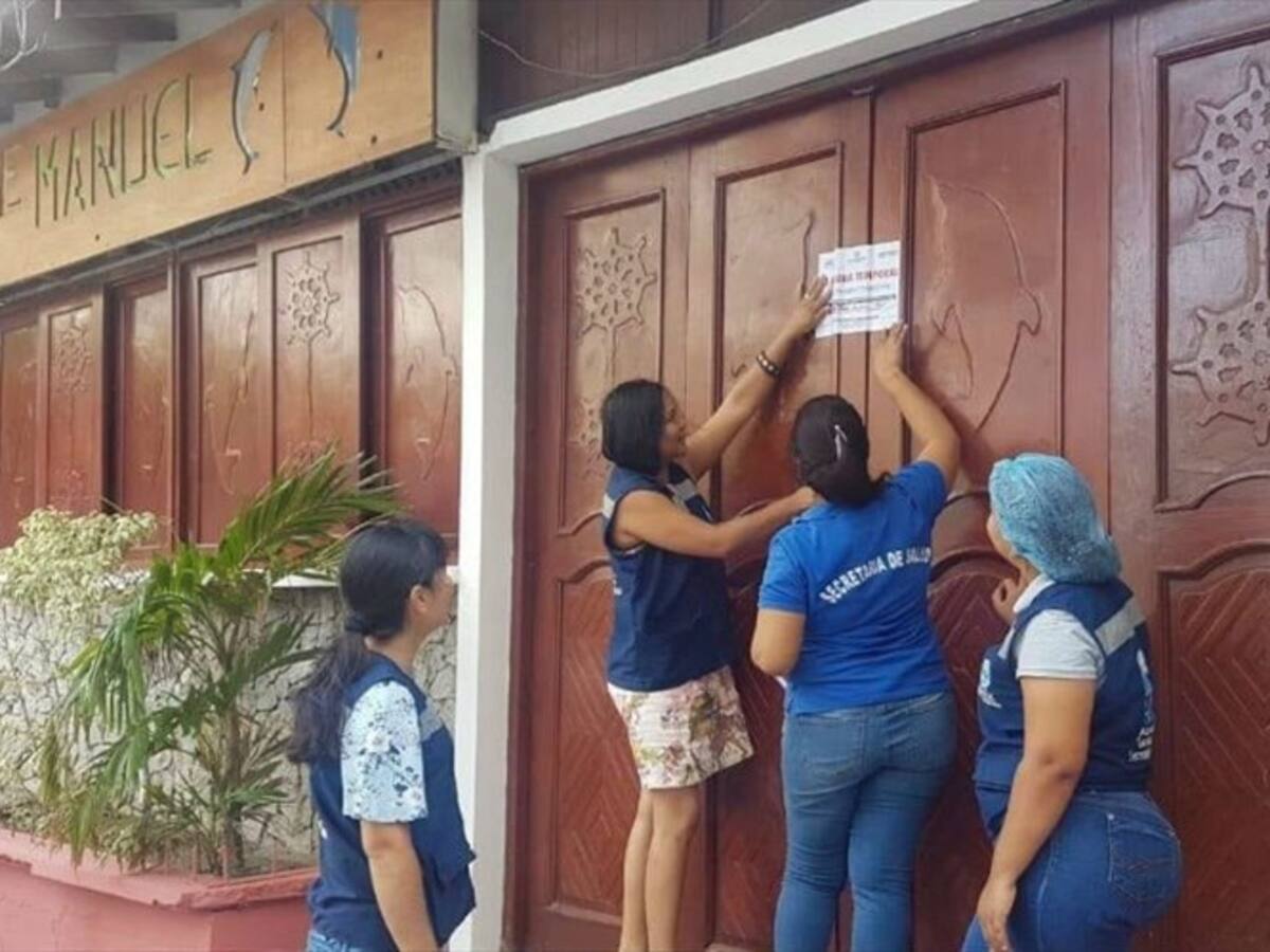 Sellan reconocido restaurante de comida de mar en Santa Marta