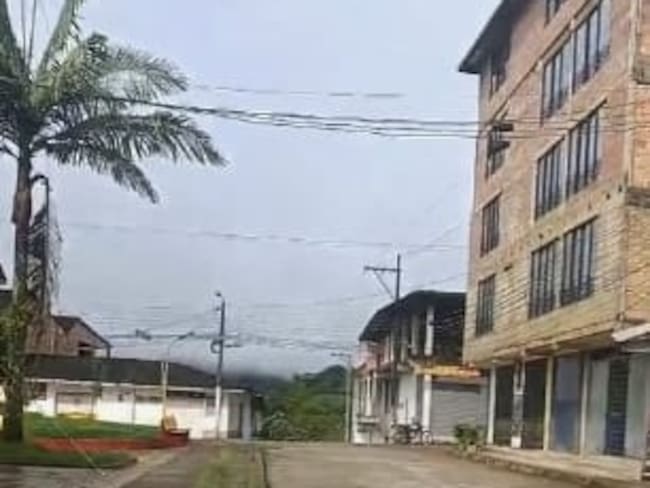 Así se encuentra el corregimiento de El Plateado. Foto: Red de Apoyo Cauca.