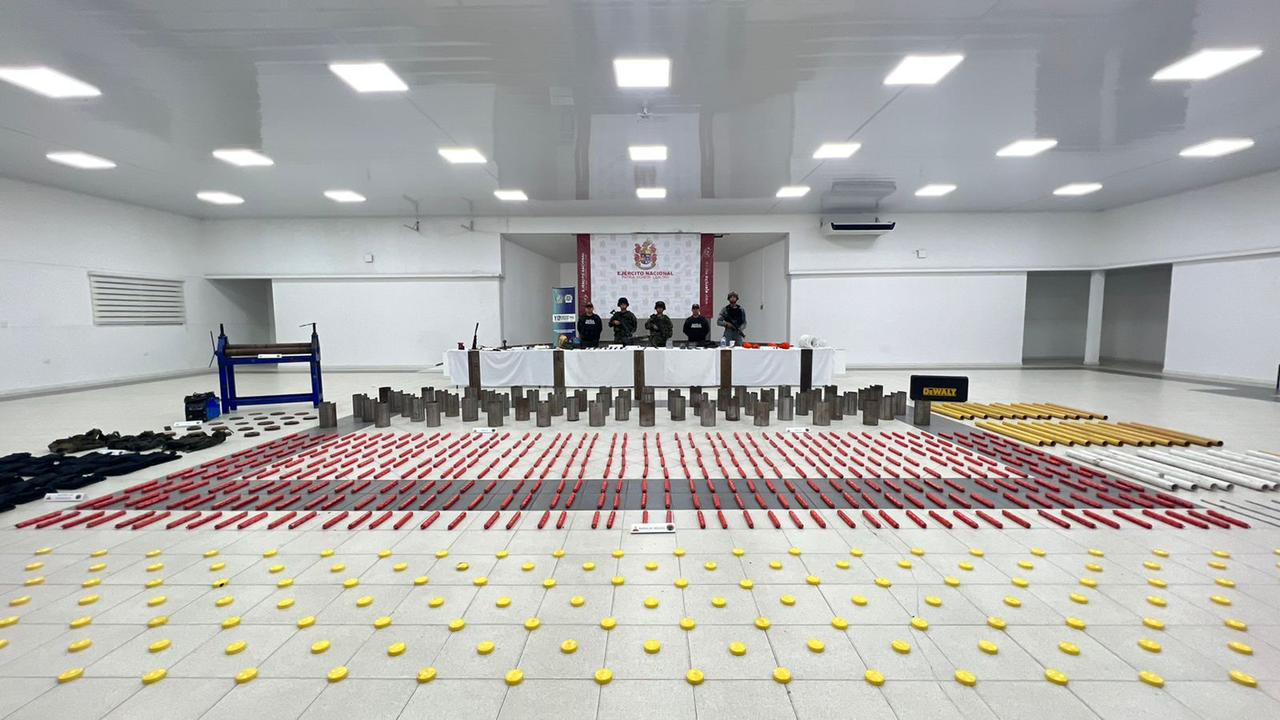 Fábrica con explosivos que tenían capacidad para asesinar más de 3 mil personas. I Foto: Suministrada.