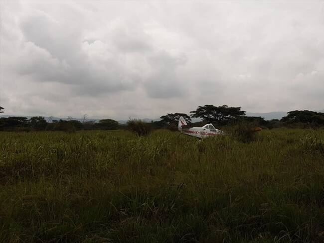 De acuerdo al reporte entregado por las autoridades, el accidente al parecer, se produjo por una falla en el motor de la aeronave . Foto: Cortesía
