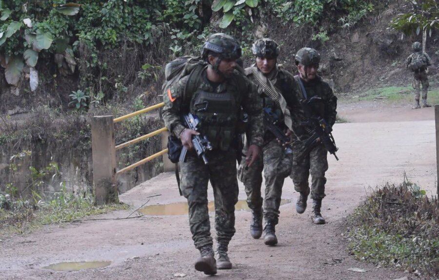 Ejército despliega tropas en el departamento de Guaviare. Foto: Ejército Nacional.