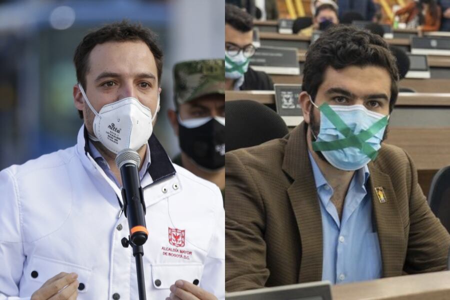 Concejal Martín Rivera presentará el mapa de clientelismo en la administración de Bogotá. Fotos: Colprensa/Twitter Martín Rivera