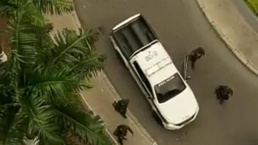 Captura de alias 'Matamba' en Floridablanca . Foto: Suministrada