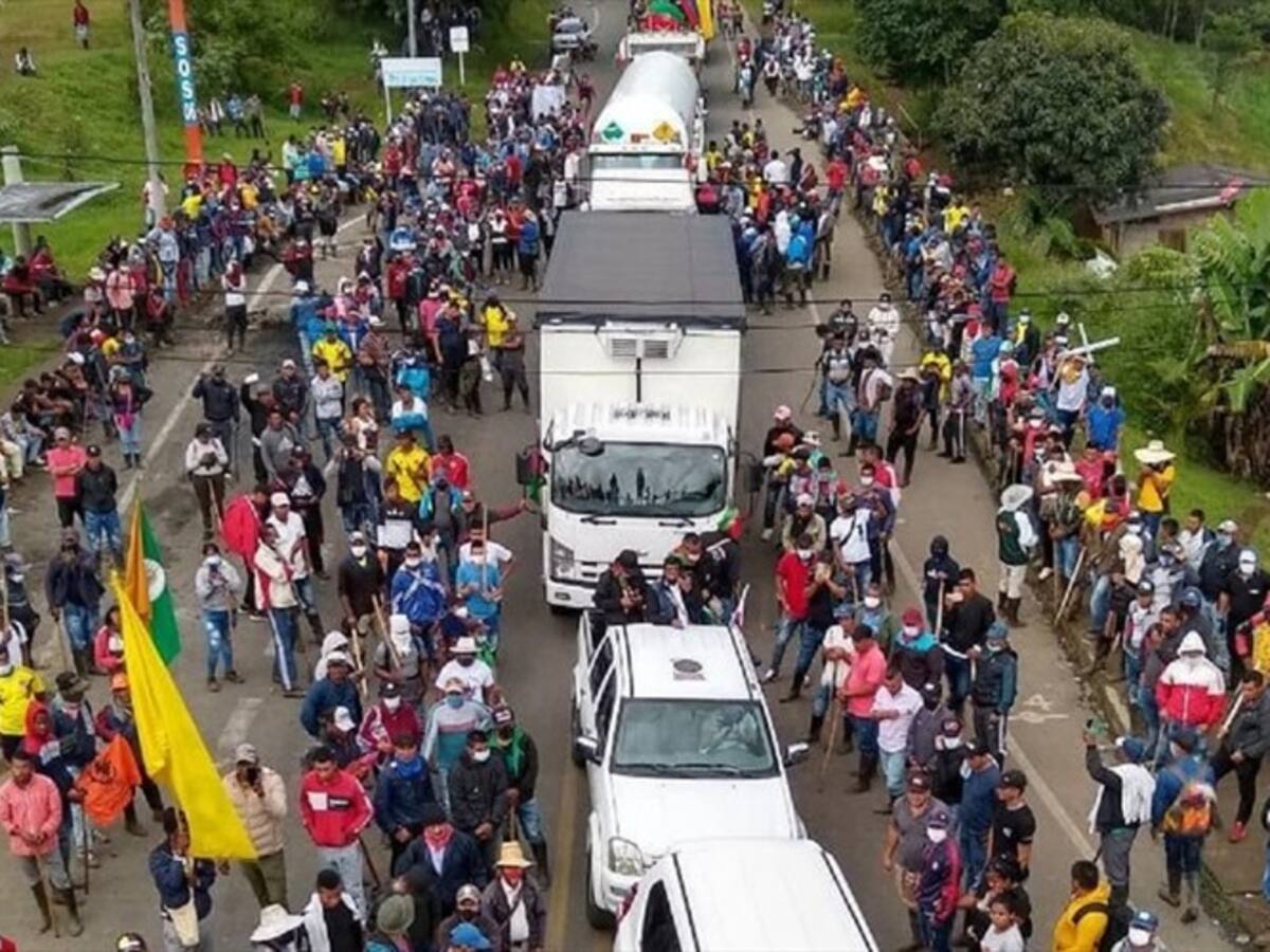 Confirman nuevo corredor humanitario para alimentos y combustibles en Cauca