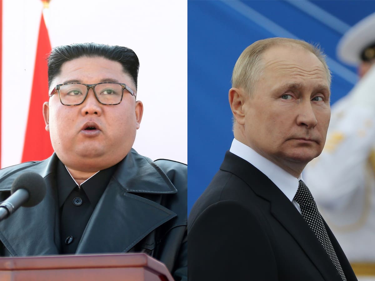 Kim Jong-un expresó a Vladimir Putin su deseo de estrechar los lazos bilaterales
