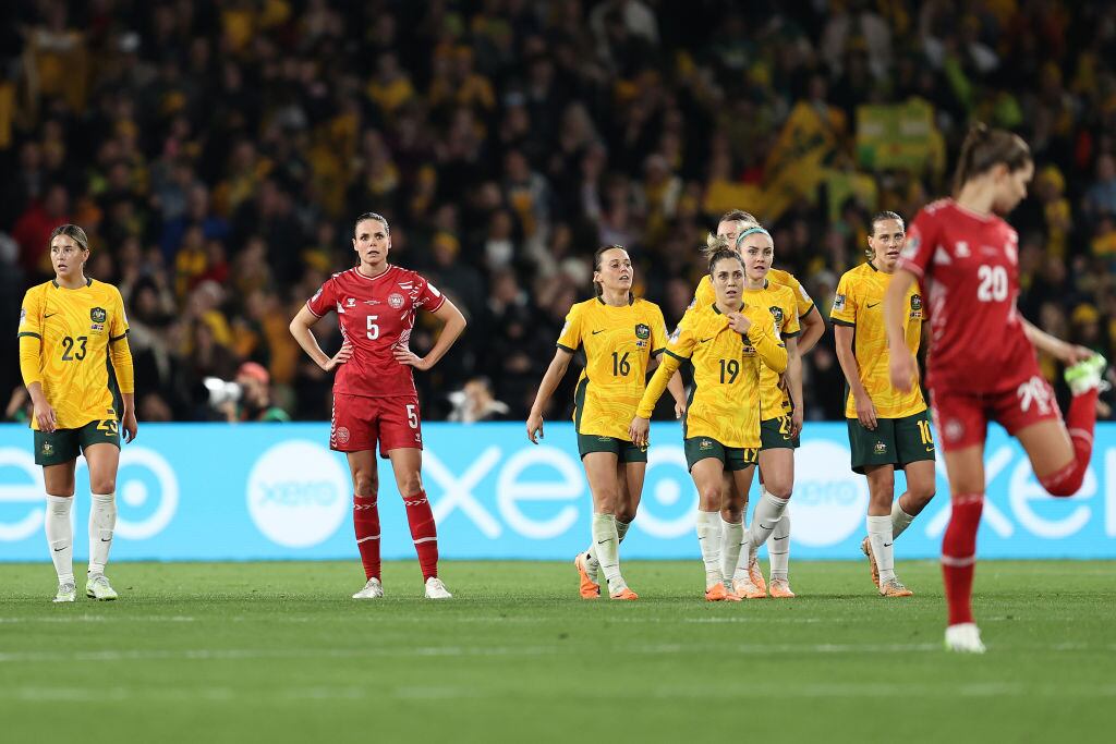 Australida vs. Dinamarca. (Photo by Brendon Thorne/Getty Images )
