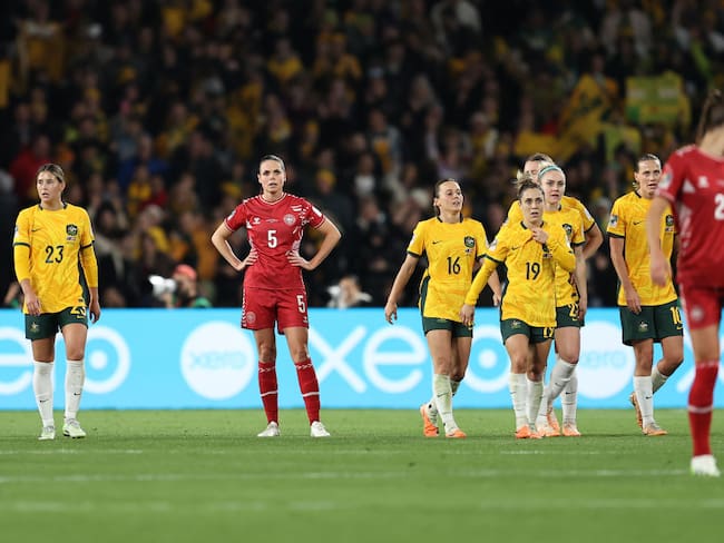 Australida vs. Dinamarca. (Photo by Brendon Thorne/Getty Images )