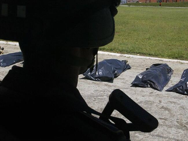 El soldado Jader Luis Restrepo fue condenado por la ejecución extrajudicial de seis personas en zona rural de Cumaribo. Foto: Getty Images / GERARDO GOMEZ
