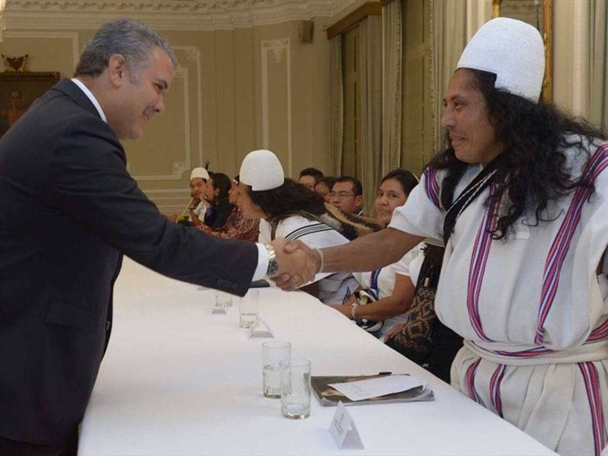 Un sector del pueblo arhuaco no legitimó visita de Duque a la Sierra Nevada