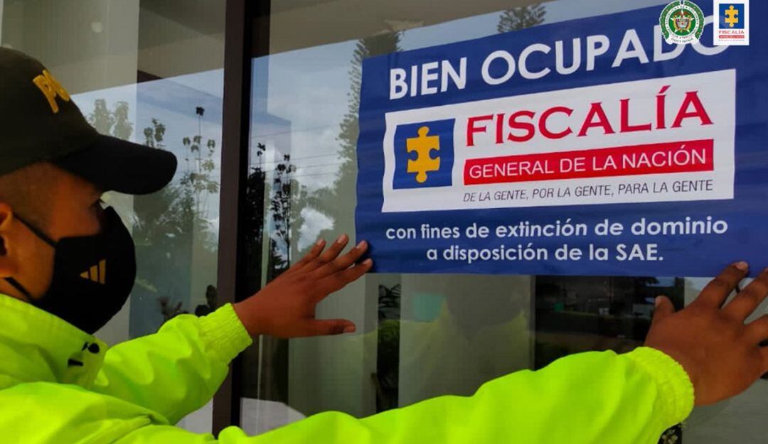 Imagen de referencia de extinción de dominio. Foto: Fiscalía