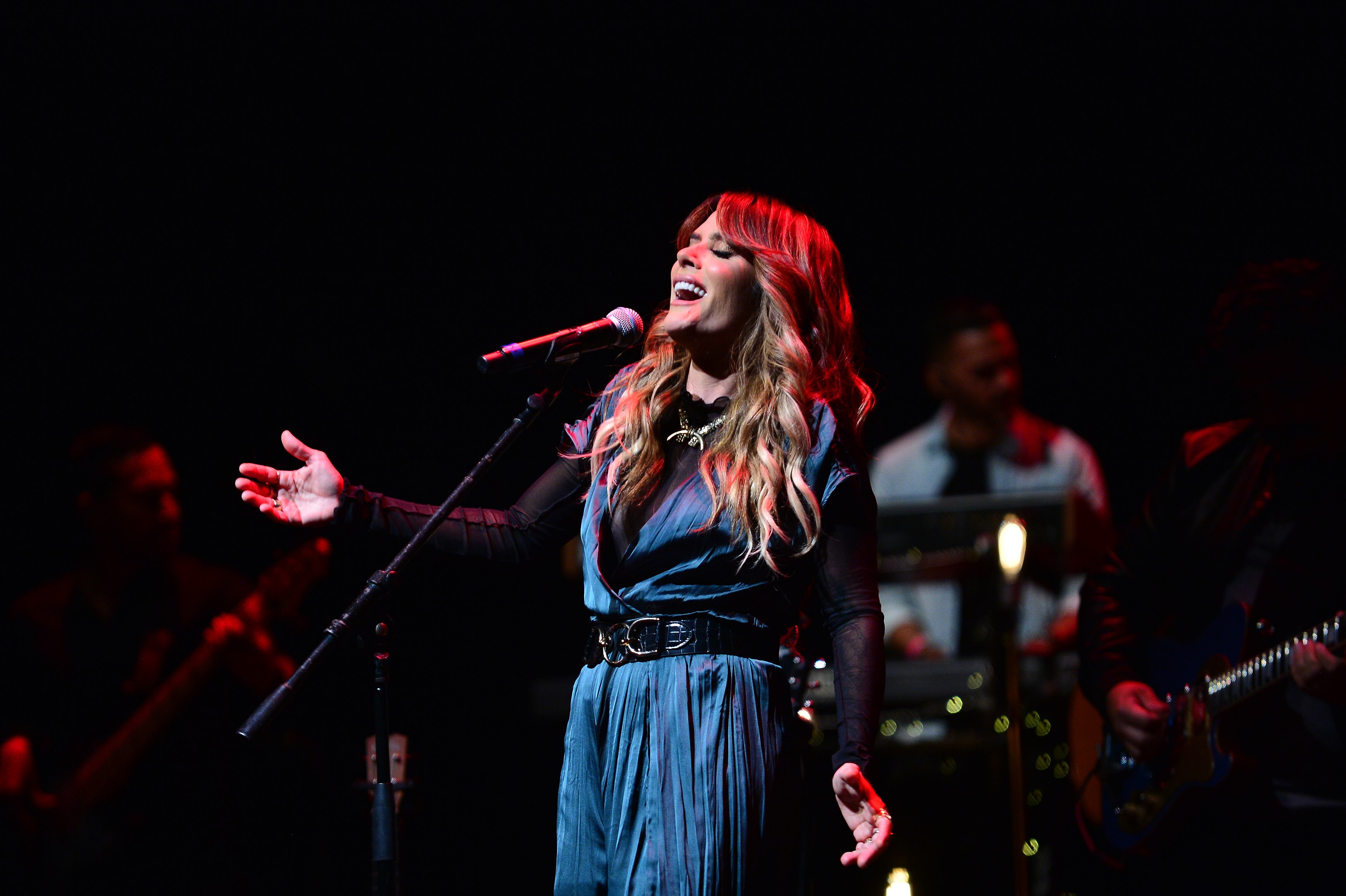 MIAMI BEACH, FL - SEPTEMBER 12: Kany Garcia performs live on stage at Fillmore Miami Beach at Jackie Gleason Theater on September 12, 2021 in Miami Beach, Florida. (Photo by Johnny Louis/Getty Images)