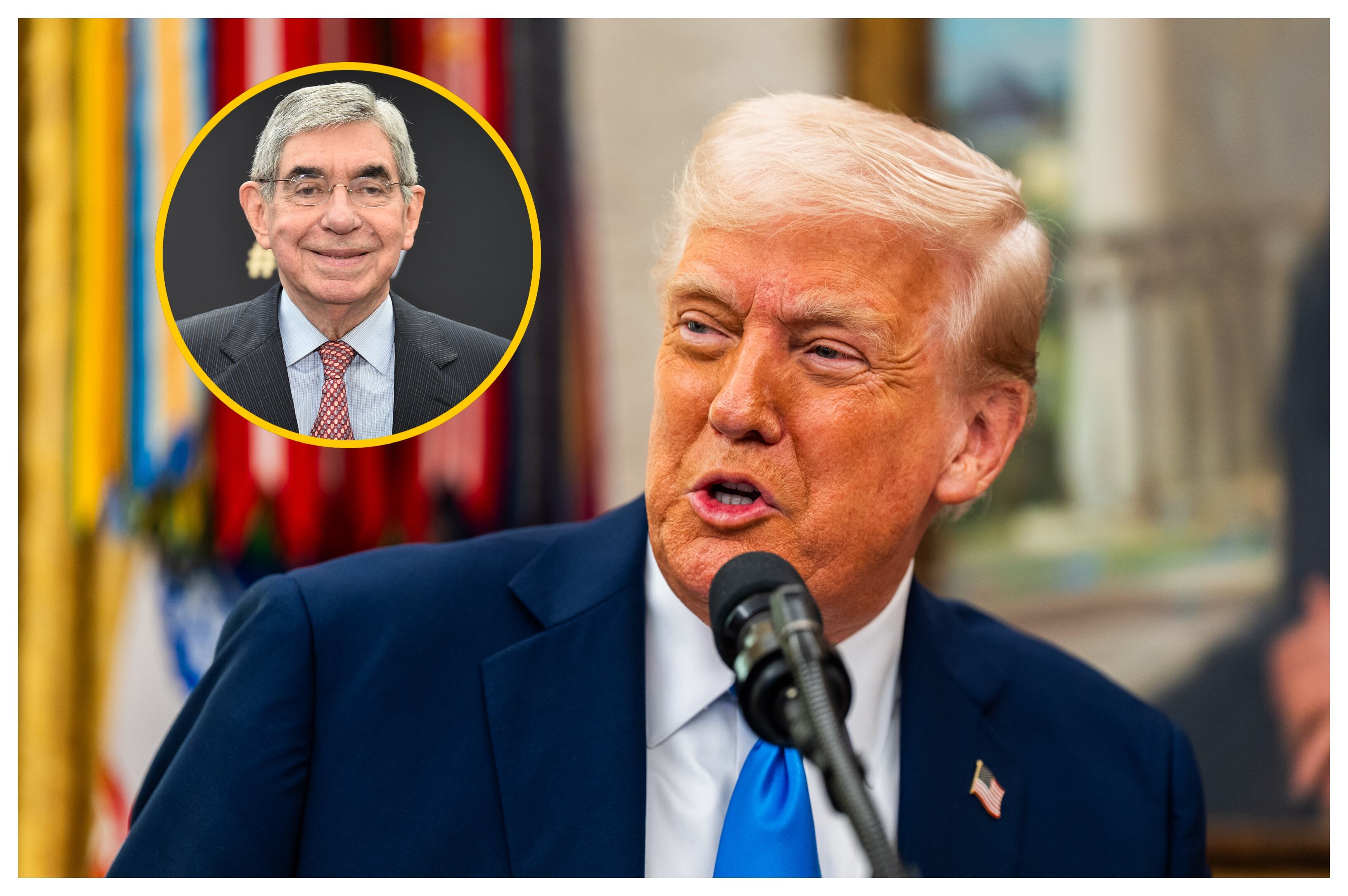 Donald Trump y Óscar Arias, Foto: Demetrius Freeman/The Washington Post via Getty Images.