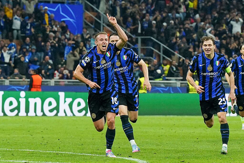 Inter vs. Barcelona. Foto: EFE.