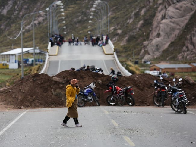 Bloqueos en Perú (Photo by Luis Gandarillas/Anadolu Agency via Getty Images)