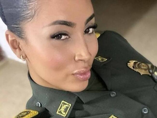 Patrullera Andrea Cortés. Crédito: Redes Sociales