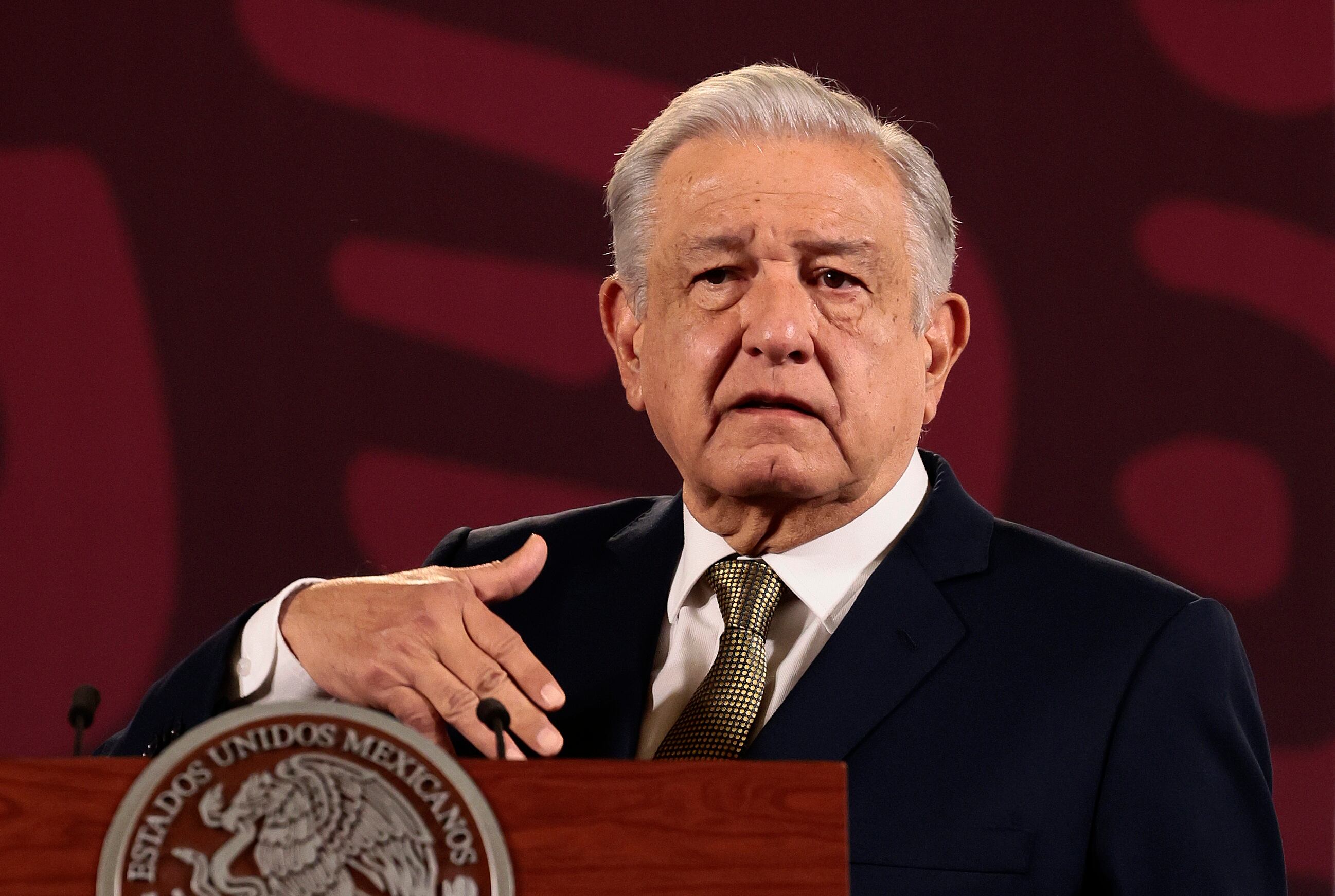 El presidente de México, Andrés Manuel López Obrador. Foto: EFE