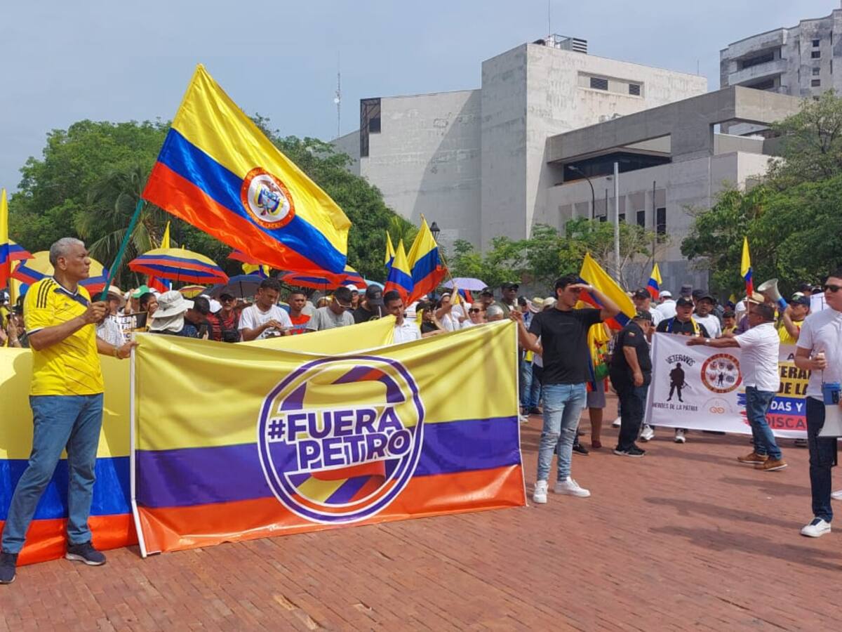 Santa Marta se sumó a la marcha del 21 de abril en Colombia